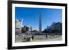 Obelisk on Plaza Republica, Buenos Aires, Argentina, South America-Michael Runkel-Framed Photographic Print