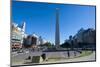 Obelisk on Plaza Republica, Buenos Aires, Argentina, South America-Michael Runkel-Mounted Photographic Print