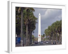 Obelisk, Santo Domingo, Dominican Republic, West Indies, Caribbean, Central America-Christian Kober-Framed Photographic Print