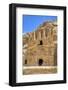 Obelisk Tomb (Upper Structure), Bab As-Sig Triclinium (Lower Structure), Petra, Jordan, Middle East-Richard Maschmeyer-Framed Photographic Print