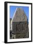 Obelisk with Reliefs and Inscriptions of Ramses II, Great Temple of Amun, Tanis, Egypt-null-Framed Giclee Print