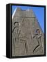 Obelisk with Reliefs and Inscriptions of Ramses II, Great Temple of Amun, Tanis, Egypt-null-Framed Stretched Canvas