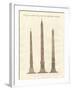 Obelisks and Egyptians-null-Framed Giclee Print