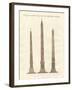 Obelisks and Egyptians-null-Framed Giclee Print