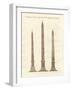 Obelisks and Egyptians-null-Framed Giclee Print