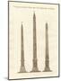 Obelisks and Egyptians-null-Mounted Giclee Print