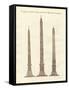 Obelisks and Egyptians-null-Framed Stretched Canvas