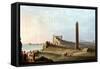 Obelisks at Alexandria Called Cleopatra's Needles, 1802-Louis Mayer-Framed Stretched Canvas