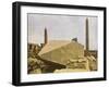 Obelisks at Karnak, Egypt-English Photographer-Framed Giclee Print