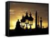 Obelisque, Place de la Concorde, Eiffel Tower, Paris, France-David Barnes-Framed Stretched Canvas