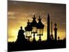 Obelisque, Place de la Concorde, Eiffel Tower, Paris, France-David Barnes-Mounted Photographic Print