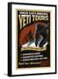 Ober Gatlinburg, Tennesse - Yeti Tours - Vintage Sign-Lantern Press-Framed Art Print