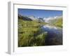 Oberaarhorn, Oberaargletscher, Triebtenseewli, Grimselpass, the Bernese Oberland, Switzerland-Rainer Mirau-Framed Photographic Print