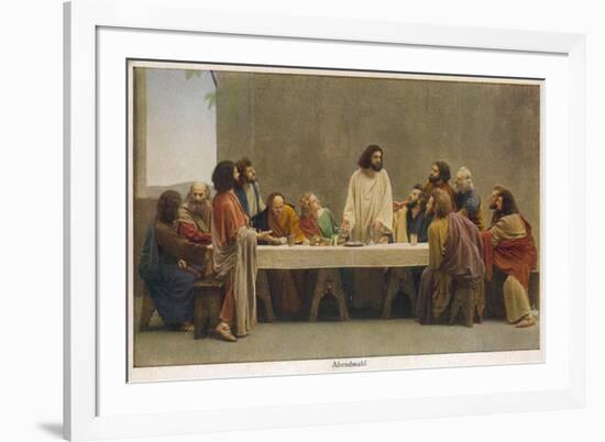 Oberammergau - Supper-null-Framed Premium Giclee Print