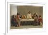 Oberammergau - Supper-null-Framed Premium Giclee Print