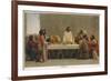 Oberammergau - Supper-null-Framed Premium Giclee Print