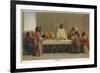 Oberammergau - Supper-null-Framed Premium Giclee Print