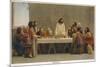 Oberammergau - Supper-null-Mounted Premium Giclee Print