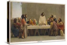 Oberammergau - Supper-null-Stretched Canvas