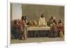 Oberammergau - Supper-null-Framed Art Print