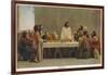 Oberammergau - Supper-null-Framed Art Print