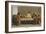 Oberammergau - Supper-null-Framed Art Print