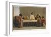 Oberammergau - Supper-null-Framed Art Print