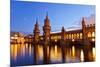 Oberbaum Bridge-noppasin wongchum-Mounted Photographic Print