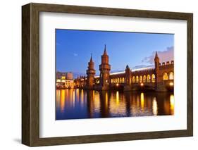 Oberbaum Bridge-noppasin wongchum-Framed Photographic Print