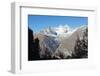 Obergabelhorn, 4053m, Zermatt, Valais, Swiss Alps, Switzerland, Europe-Christian Kober-Framed Photographic Print