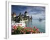Oberhofen Castle, Lake Thun, Berner Oberland, Switzerland-Doug Pearson-Framed Photographic Print