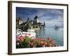 Oberhofen Castle, Lake Thun, Berner Oberland, Switzerland-Doug Pearson-Framed Photographic Print