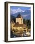 Oberhofen Castle, Lake Thun, Switzerland-Peter Adams-Framed Photographic Print