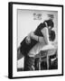 Oberlin College Students Kissing in a Co-Ed Dorm-Bill Ray-Framed Photographic Print