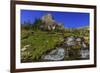 Oberlin Creek with Mount Clements at Logan Pass in Glacier National Park, Montana, USA-Chuck Haney-Framed Premium Photographic Print