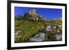 Oberlin Creek with Mount Clements at Logan Pass in Glacier National Park, Montana, USA-Chuck Haney-Framed Premium Photographic Print