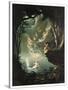 Oberon And The Mermaid-Douglas Harvey-Stretched Canvas