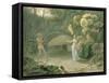 Oberon and Titania, a Midsummer Night's Dream, Act Ii, Scene I, by William Shakespeare (1566-1616)-Francis Danby-Framed Stretched Canvas