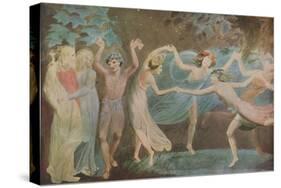 'Oberon, Titania and Puck with Fairies dancing', 1786-William Blake-Stretched Canvas