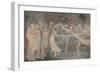 Oberon, Titania and Puck with Fairies Dancing-William Blake-Framed Giclee Print