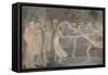 Oberon, Titania and Puck with Fairies Dancing-William Blake-Framed Stretched Canvas