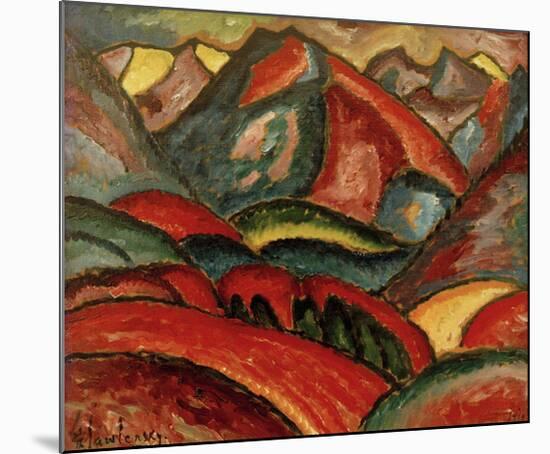 Oberstdorf, landscape-Alexej Von Jawlensky-Mounted Giclee Print