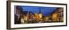 Oberturm Tower in Gengenbach's Picturesque Altstad Illuminated at Dusk, Black Forest, Germany-Doug Pearson-Framed Photographic Print