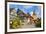 Oberturm Tower in Gengenbach's Picturesque Altstad Illuminated at Dusk, Black Forest, Germany-Doug Pearson-Framed Photographic Print