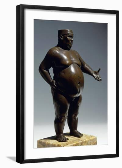 Obese Man-Andrea Riccio-Framed Giclee Print