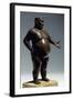 Obese Man-Andrea Riccio-Framed Giclee Print