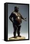 Obese Man-Andrea Riccio-Framed Stretched Canvas