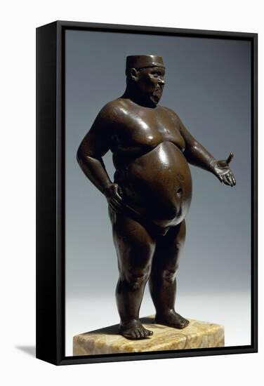 Obese Man-Andrea Riccio-Framed Stretched Canvas