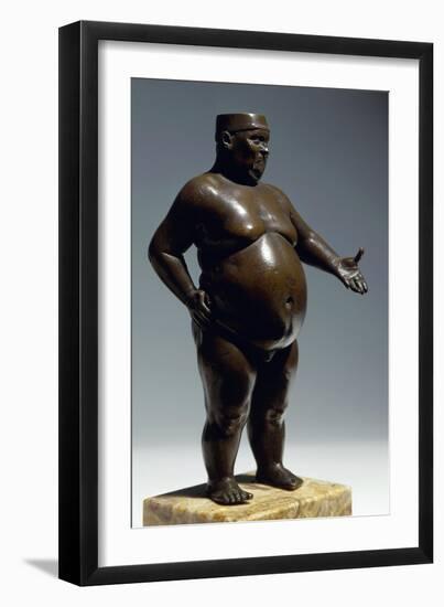 Obese Man-Andrea Riccio-Framed Giclee Print