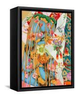 Obi-Haruyo Morita-Framed Stretched Canvas